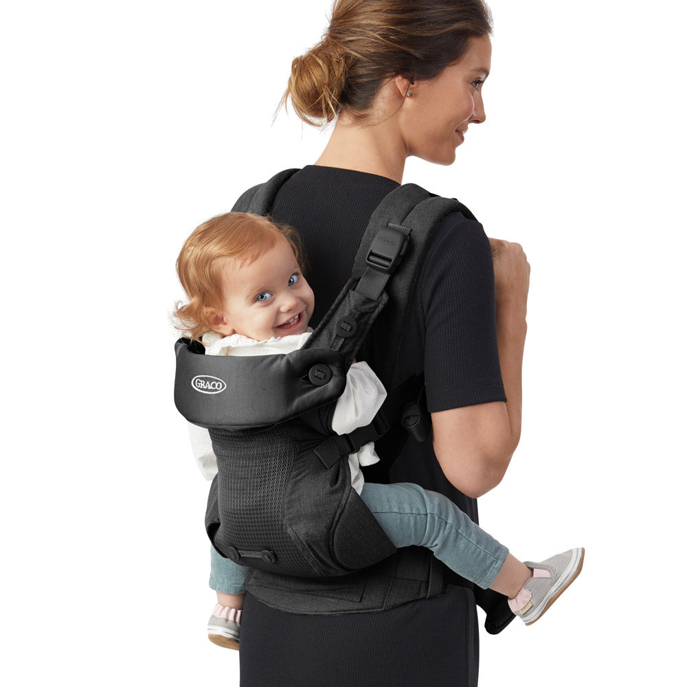 Sistem de purtare Graco Cradle Me Onix Black 4 in 1