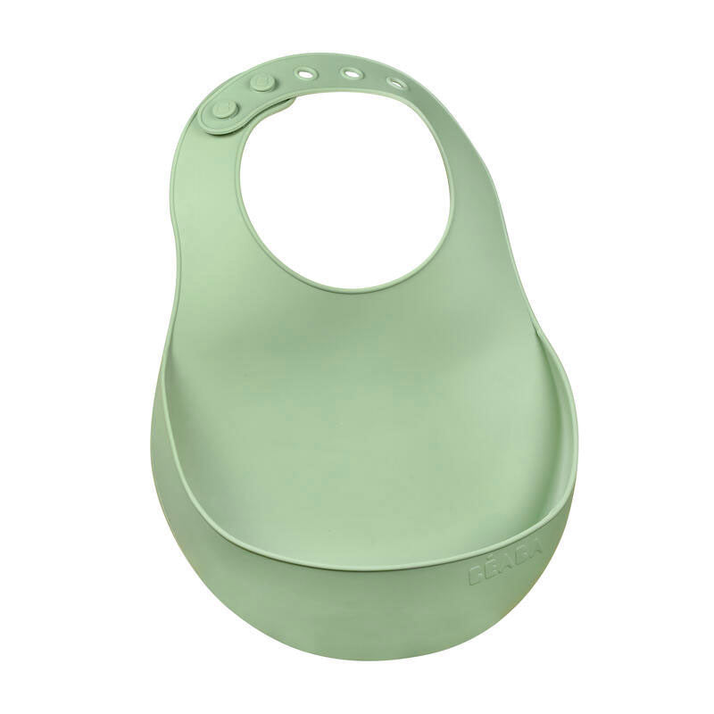 Set Masa Silicon Beaba Essentials Grey Sage Green 4 Piese
