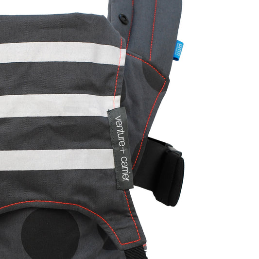 Sistem de purtare Venture Charcoal Grey Black Zigag