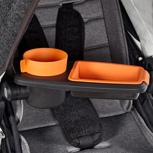 Tavita cu suport biberon Portocaliu