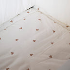 Salteluta de joaca Childhome 75x95 cm Jerse Muselina, Inimioare