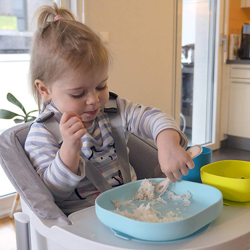 Set de masa silicon 4 piese Bleu