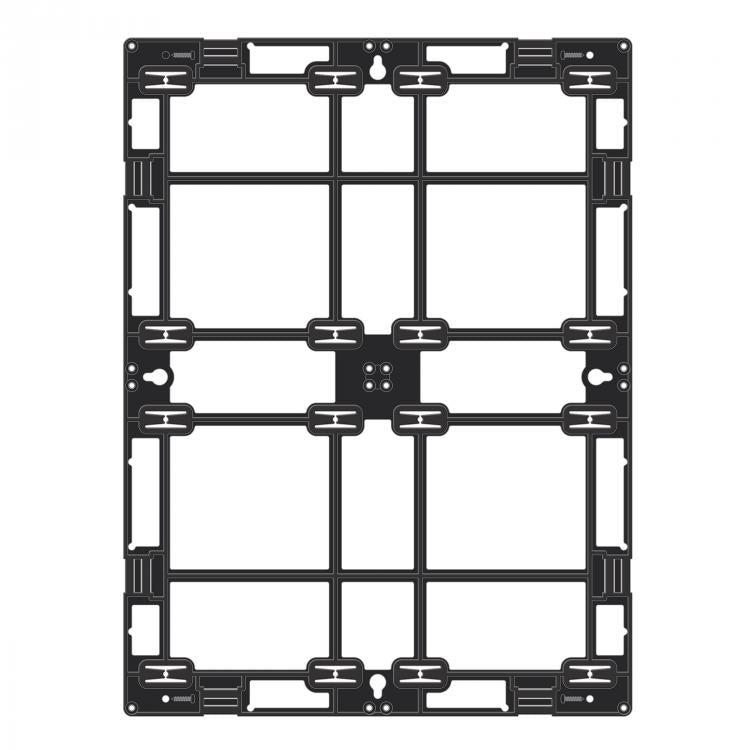 Joc mozaic Quercetti Pixel Photo, 16 planse – structură de rame negre interconectate