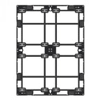 Joc mozaic Quercetti Pixel Photo, 16 planse – structură de rame negre interconectate