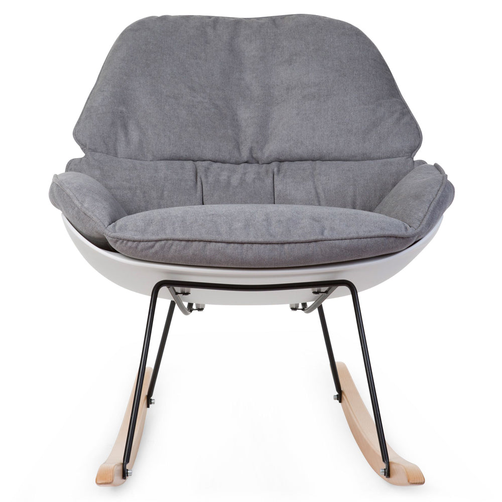 Scaun balansoar Childhome Alb Gri