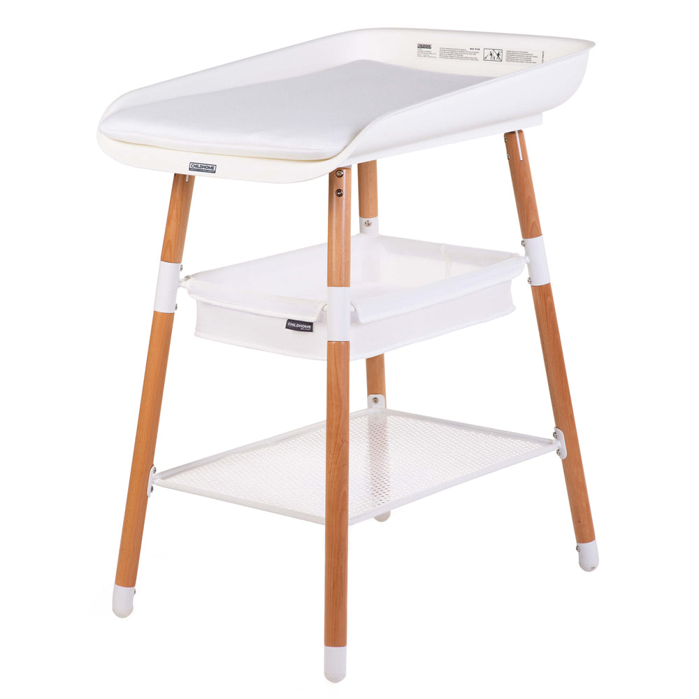 Masuta de infasat Childhome Evolux Natural Alb