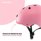 Casca protectie Yvolution 44-52 cm Pink