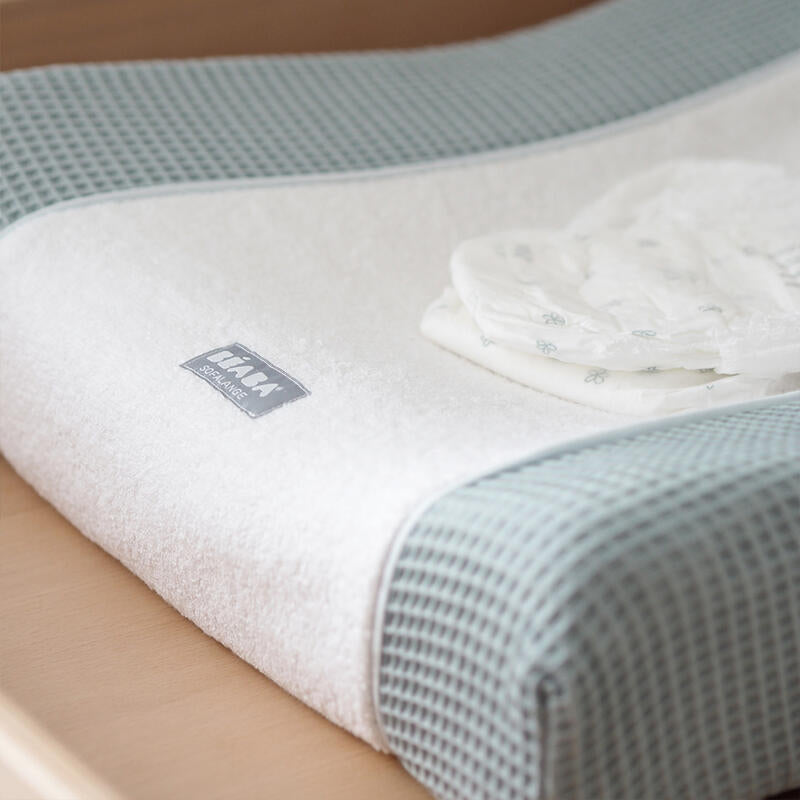 Husa Salteluta de infasat Beaba Sofalange Frosty Green