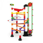 Pista cu bile Quercetti Migoga Marble Run Elevator – traseu asamblat cu elevator cu lanț
