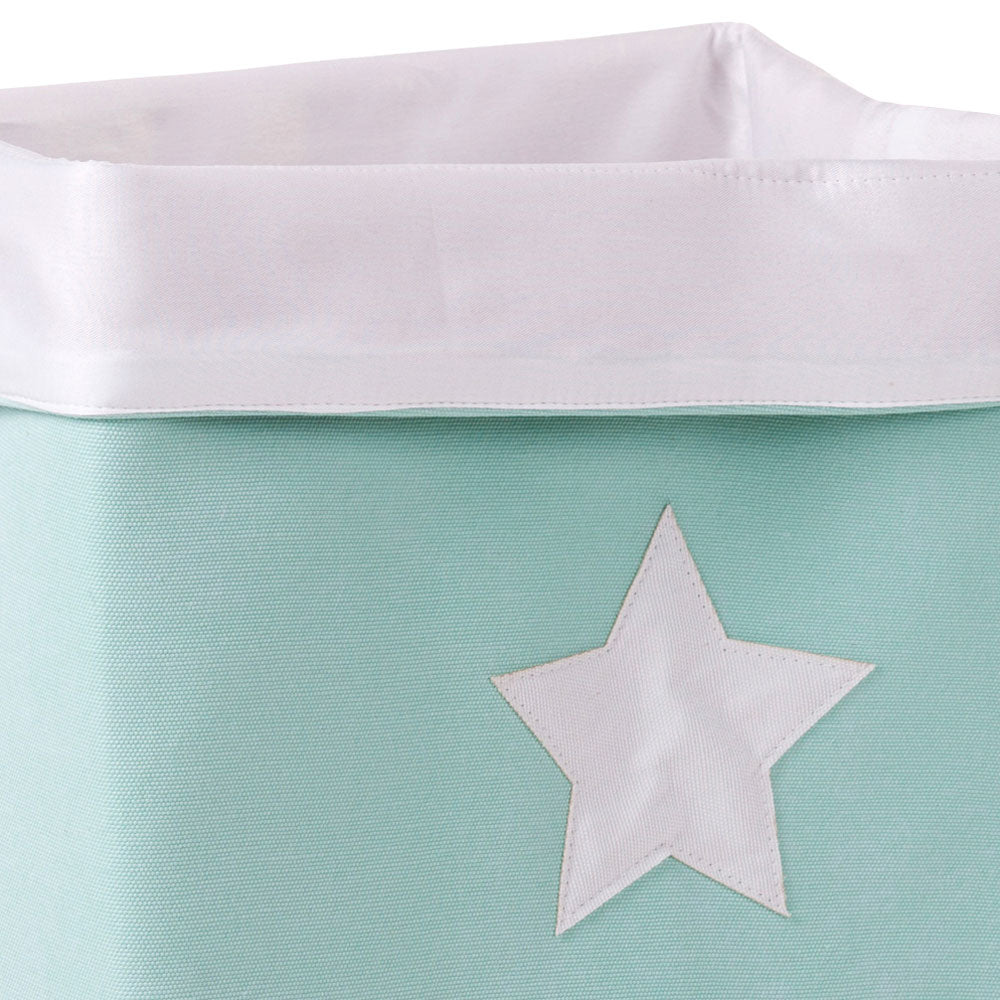 Cos depozitare panza Childhome 32x32x60 cm, Menta