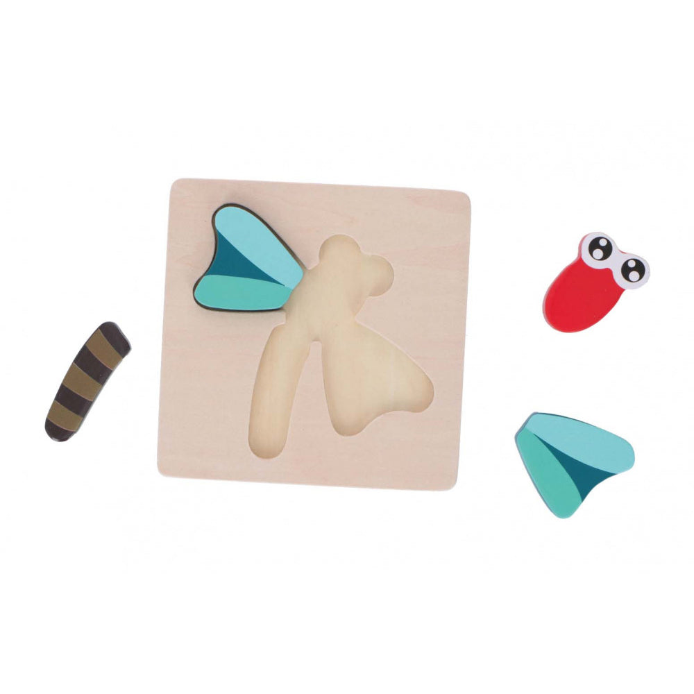 Puzzle din lemn Marionette 5 piese Fluture