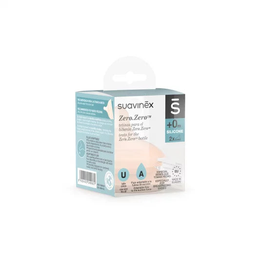 Set tetine Suavinex Zero Zero pentru biberon anticolici