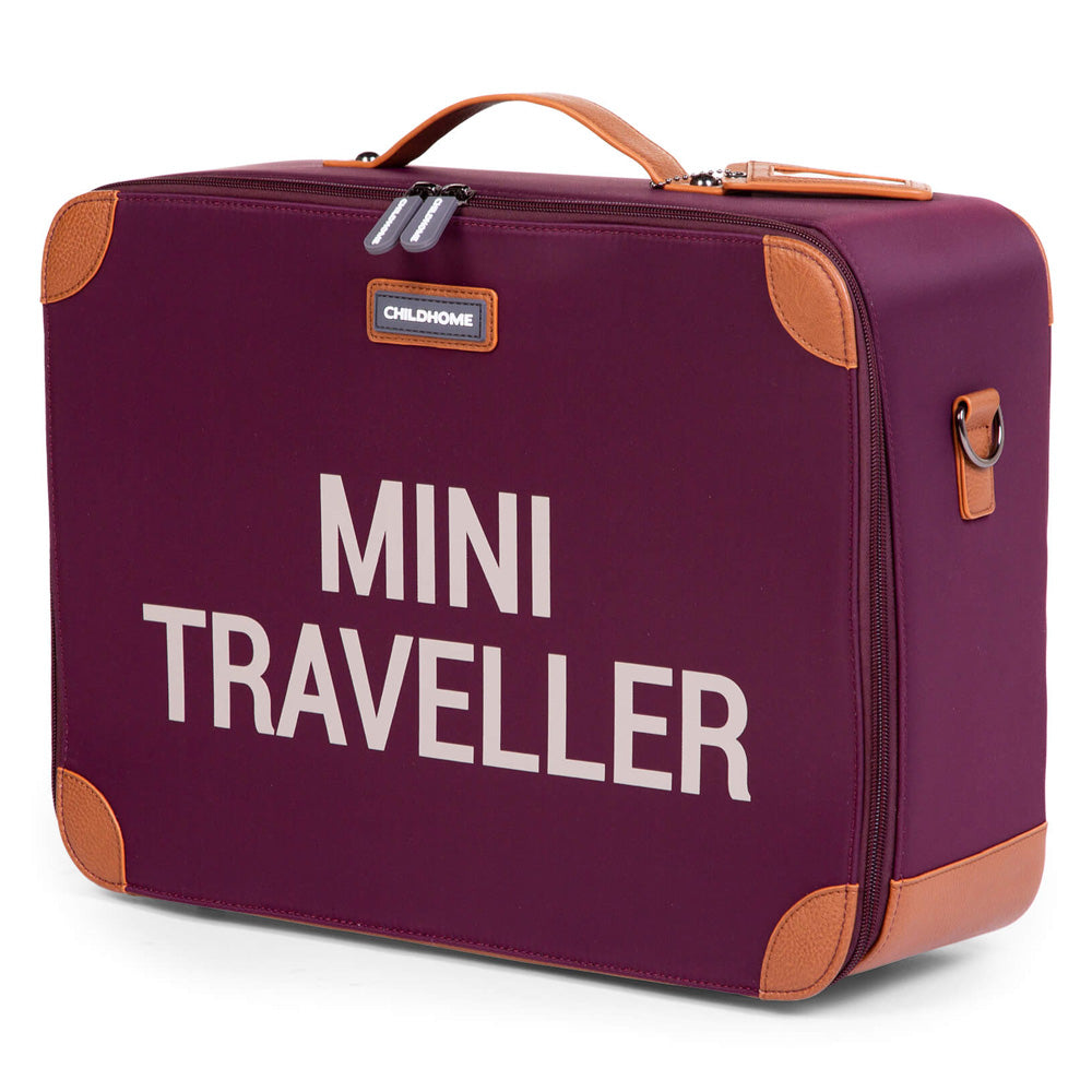 Valiza pentru copii Childhome Mini Traveller Visiniu