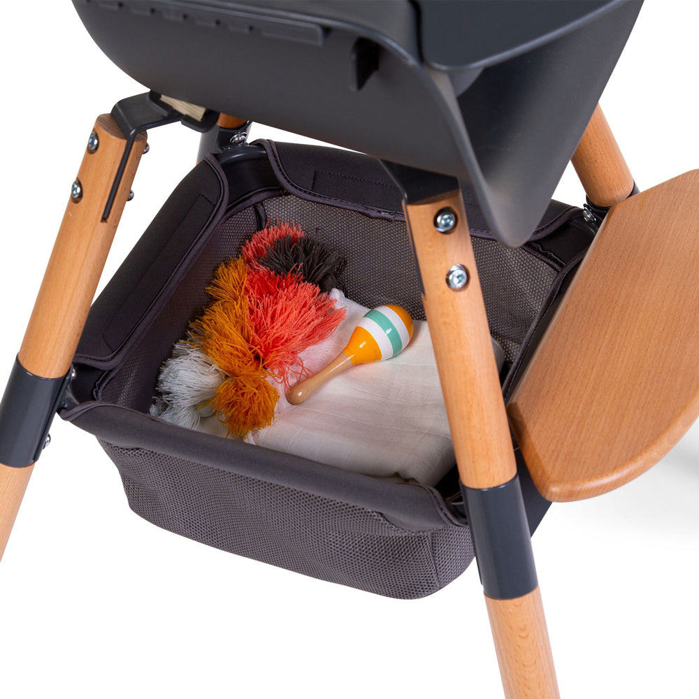 Cos accesorii pentru scaun de masa Childhome Evolu, Antracit