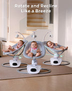 Leagan electric bebe Momcozy CocoSway 3D-Motion