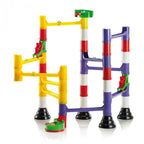 Pista cu bile Quercetti Migoga Marble Run Basic – pistă asamblată cu rampe și coloane