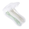 Set 2 lingurite din silicon Beaba +8 luni cu cutie de transport