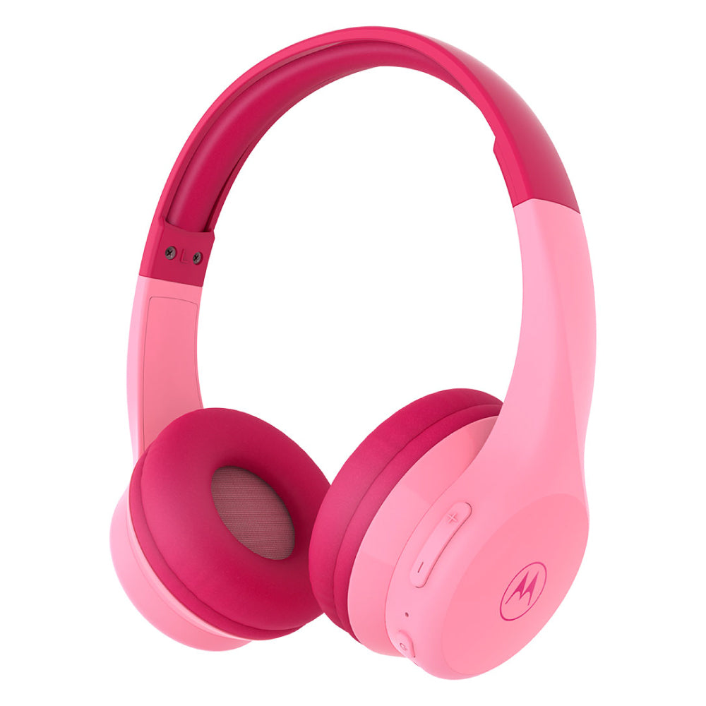 Casti audio wireless pentru copii Motorola Moto JR300 Pink 85 dB