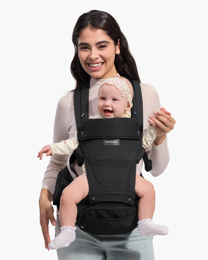 Marsupiu Hip Seat Momcozy 2 in 1, Negru