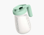 Borcan de sticla pentru lapte matern Momcozy Verde