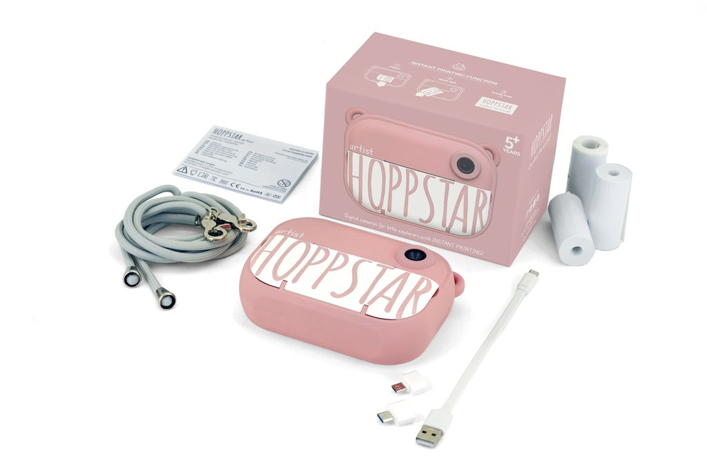 Aparat foto digital pentru copii cu functie de printare instant- Hoppstar Artist