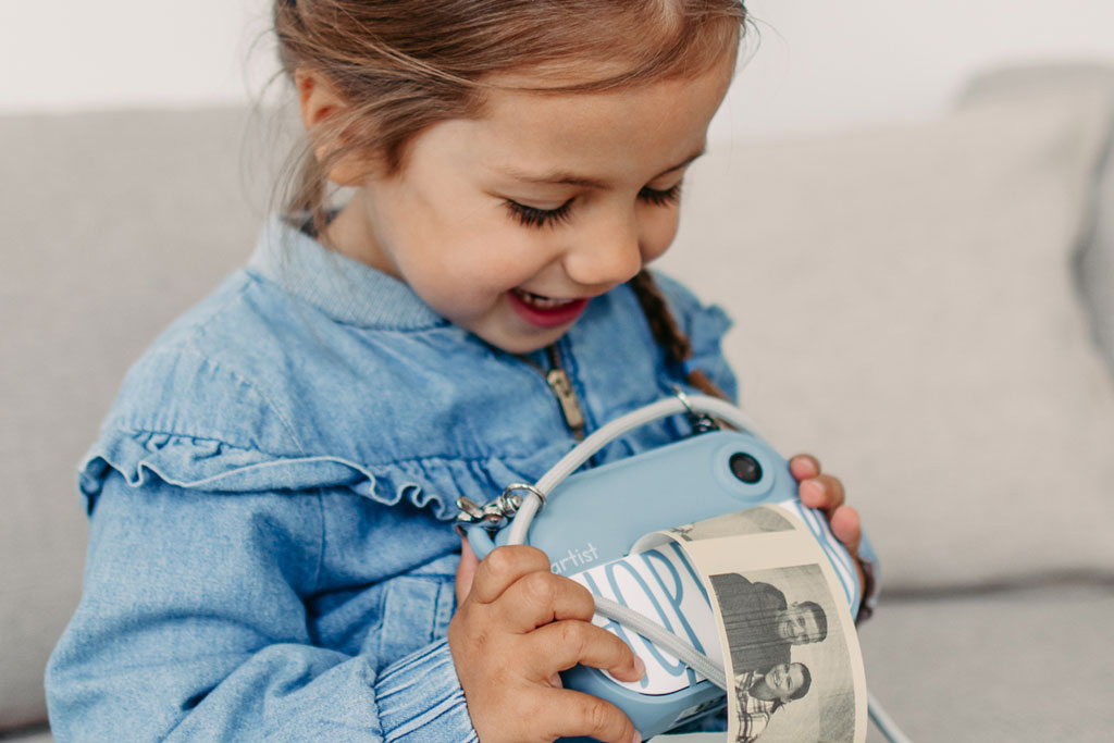 Aparat foto digital pentru copii cu functie de printare instant- Hoppstar Artist