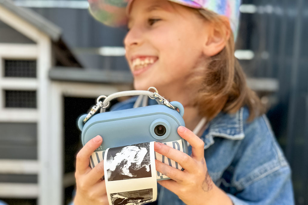 Aparat foto digital pentru copii cu functie de printare instant- Hoppstar Artist