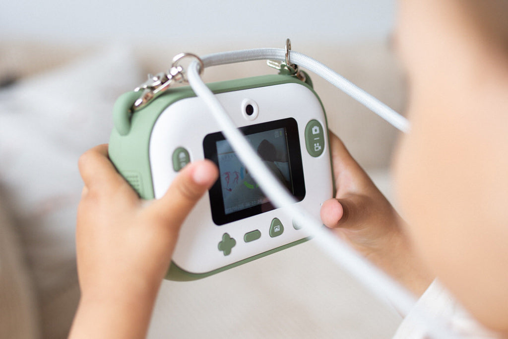 Aparat foto digital pentru copii cu functie de printare instant- Hoppstar Artist
