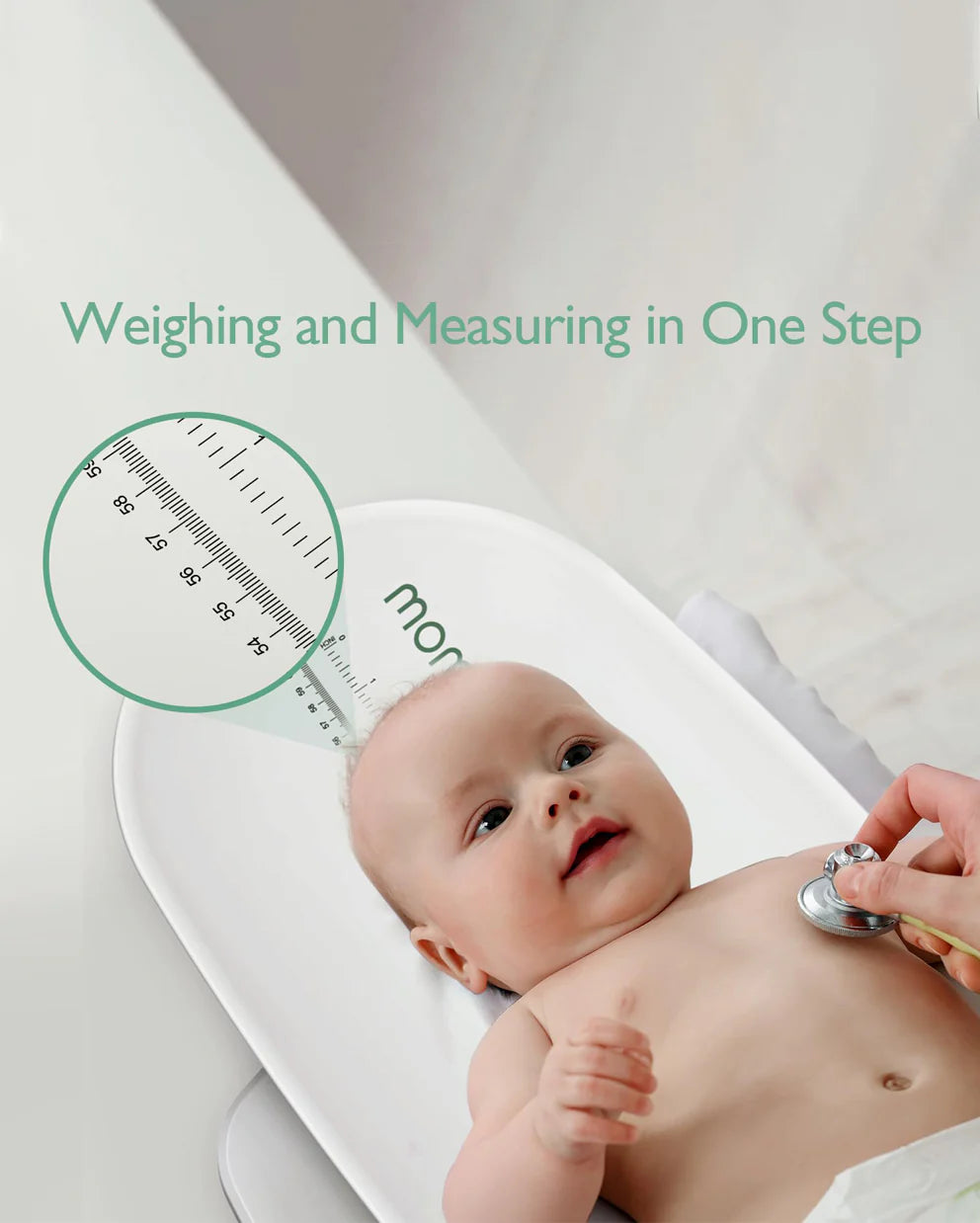 Cantar Multifunctional Bebe Momcozy Greutate si Lungime 0-150 kg