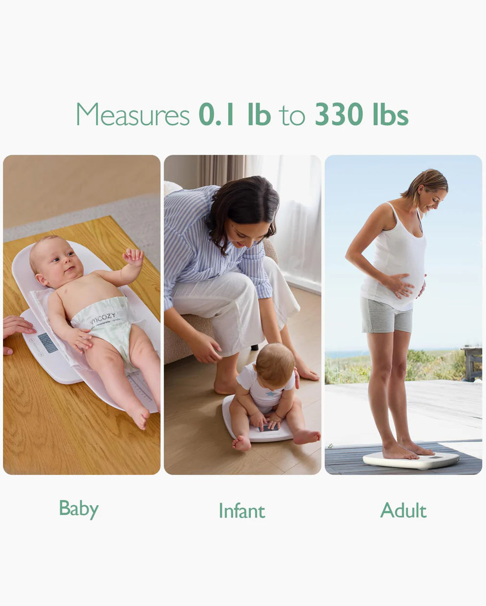 Cantar Multifunctional Bebe Momcozy Greutate si Lungime 0-150 kg