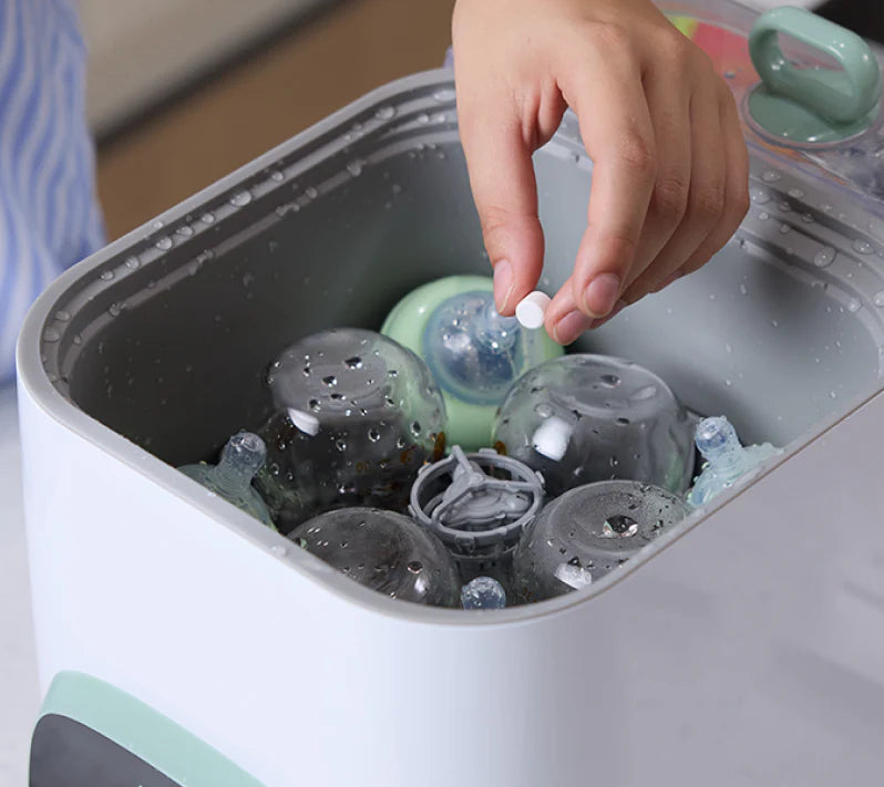 KleanPal Pro Aparat Sterilizator Spalare si Uscare Biberoane Momcozy 9 Moduri Filtru HEPA H13