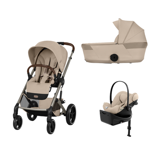 Pachet Cărucior 4 in 1 Cybex Balios S Lux Landou Scoică Cloud G3 i-Size Plus Bază Isofix 360