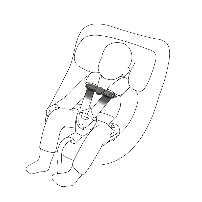 BeSafe Belt Keeper - Ghidaj Centură Siguranță, Instalare Ușoară, Universal