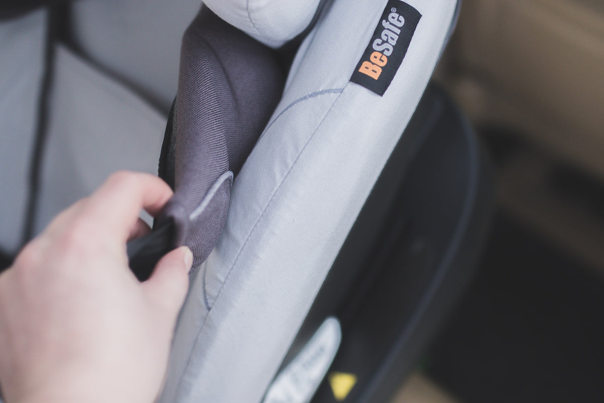 Husă Scaun Auto BeSafe iZi Modular/Twist/Turn i-Size - Detașabilă, Lavabilă, Glacier Grey