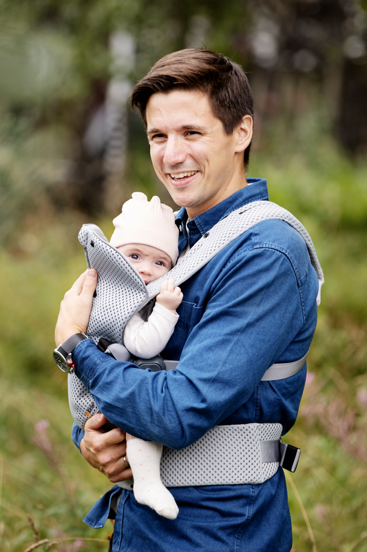 BeSafe Haven™ - Sistem de Purtare Ergonomic Premium Haze Leaf | 0-3 ani