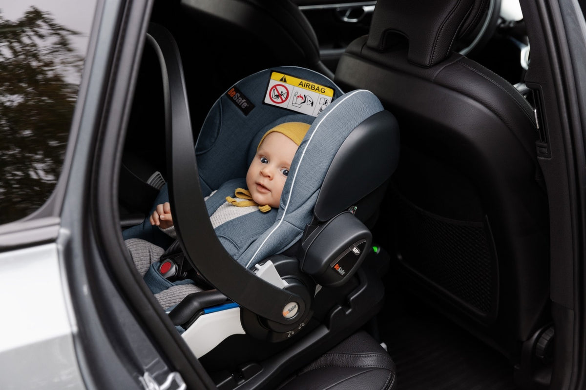 Scoică Auto BeSafe iZi Go Modular X2 i-Size Sea Green Mélange - Siguranță Premium
