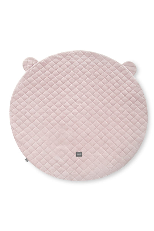 Covor de Joaca Rotund cu Urechi 120 cm Catifea Royal Baby Pink Sleepee