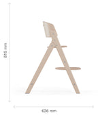 Scaun de masa Cybex Click Fold All Natural Light - deschis
