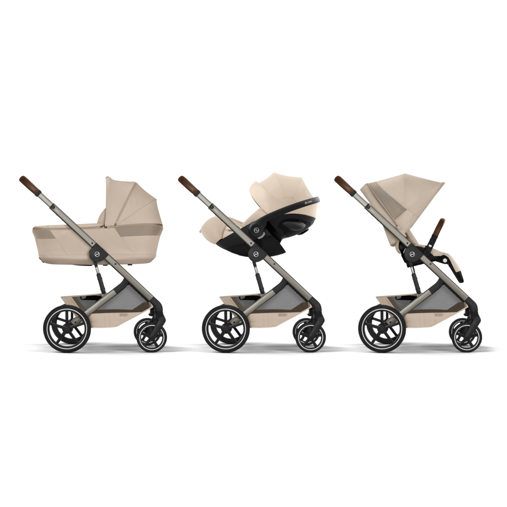 Pachet Carucior 4 in 1 Cybex Balios S Lux Fold + Scoica Cloud G3 i-Size Plus + Baza Isofix G3