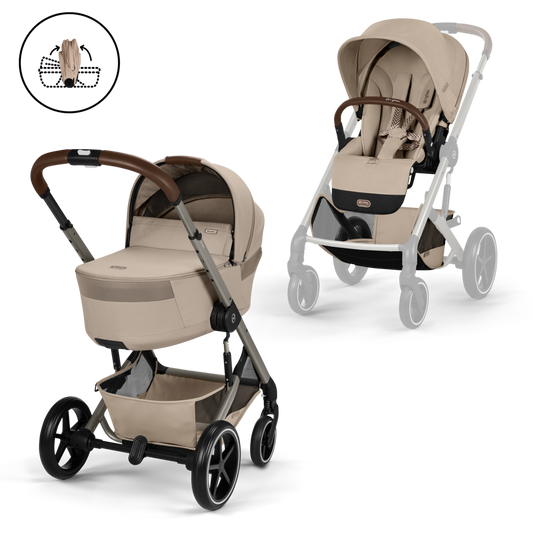 Carucior Cybex Balios S Lux cu Landou Pliabil Fold Cot