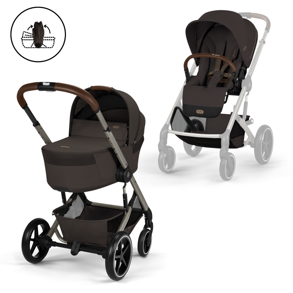 Carucior Cybex Balios S Lux cu Landou Pliabil Fold Cot
