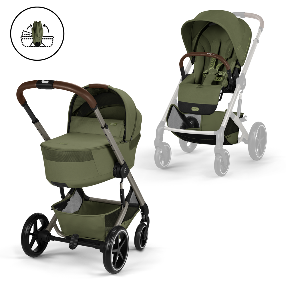 Carucior Cybex Balios S Lux cu Landou Pliabil Fold Cot