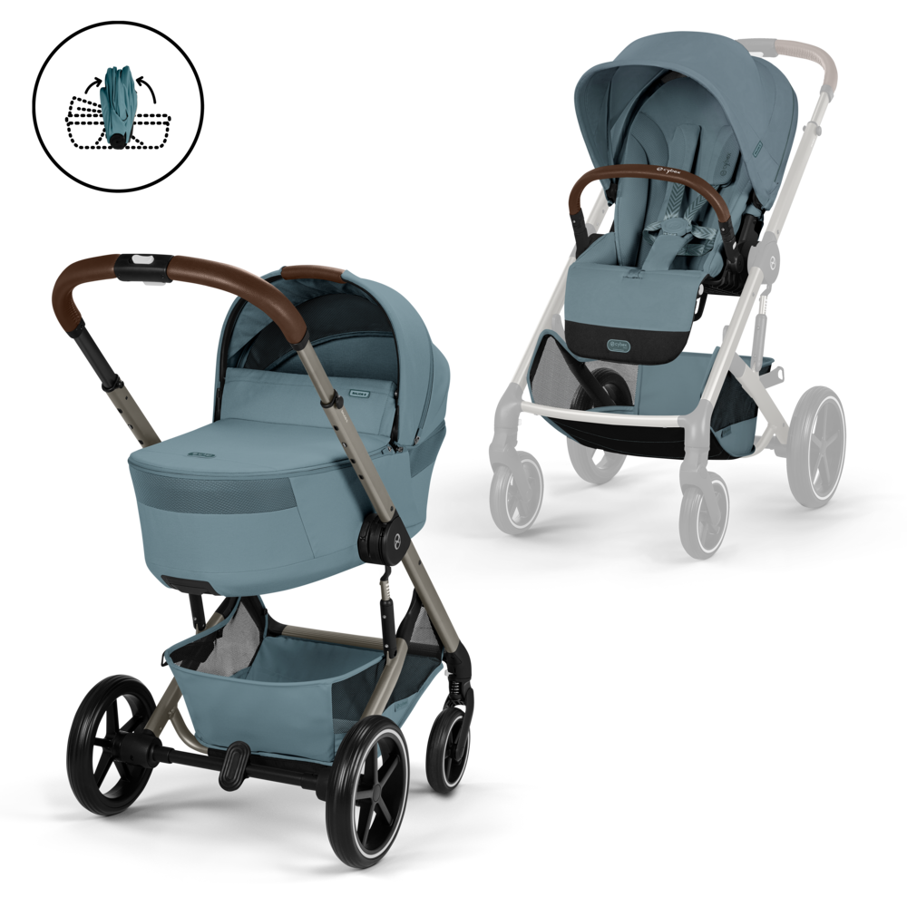 Carucior Cybex Balios S Lux cu Landou Pliabil Fold Cot