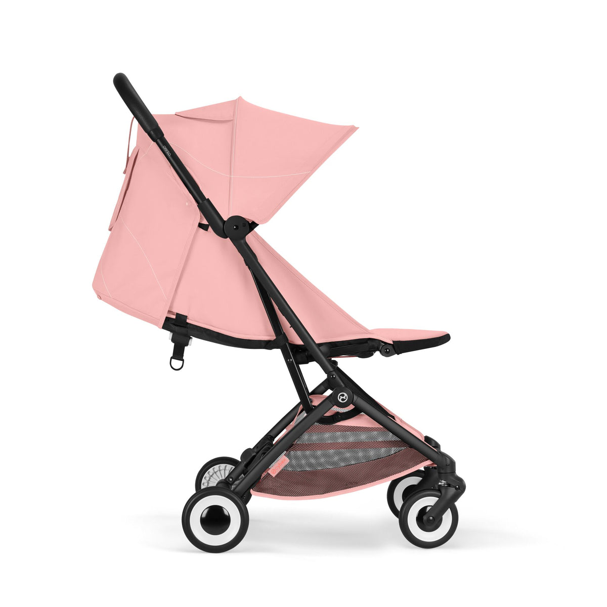 Cărucior ultracompact Cybex Orfeo, culoare Candy Pink, reclinat pentru somn