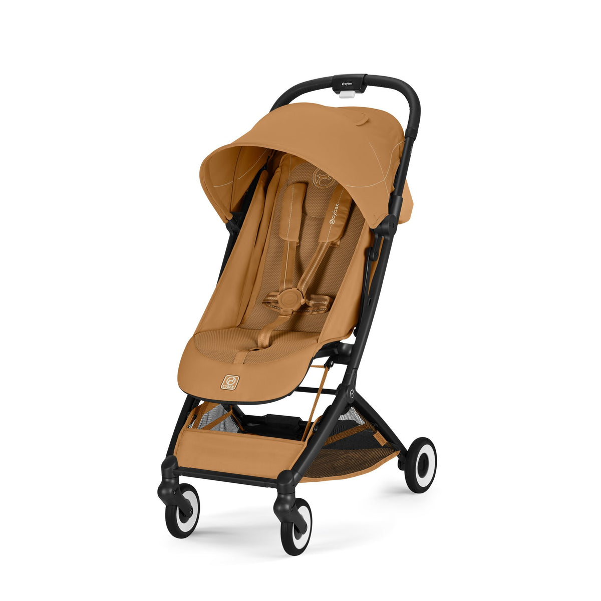 Cărucior ultracompact Cybex Orfeo, culoare Cinnamon Yellow, vedere generală