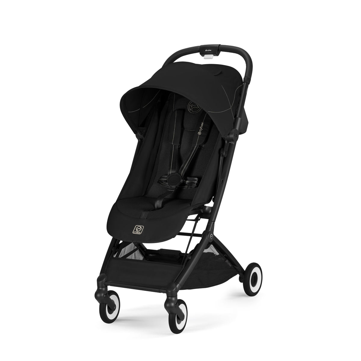 Cărucior ultracompact Cybex Orfeo, culoare Magic Black, vedere generală