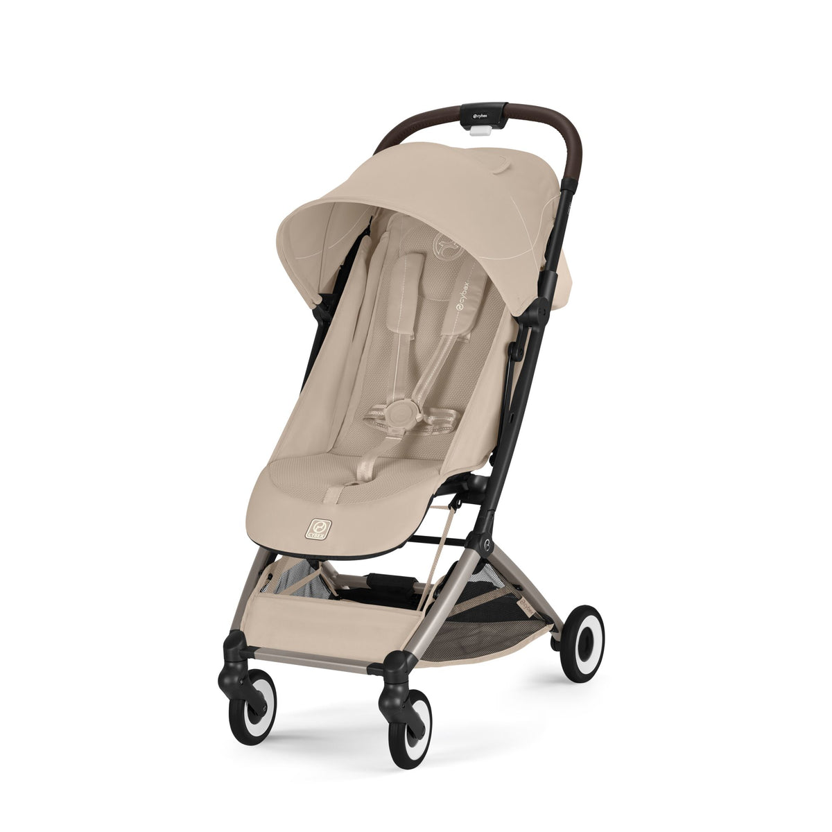 Cărucior ultracompact Cybex Orfeo, culoare Almond Beige, vedere generală
