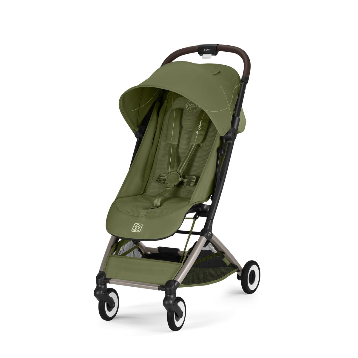 Cărucior ultracompact Cybex Orfeo, culoare Moss Green, vedere generală