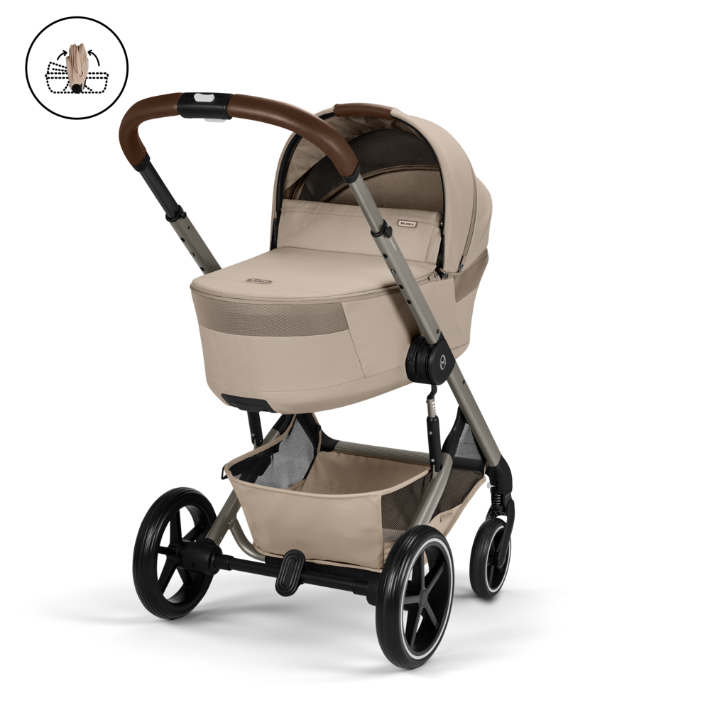 Carucior Cybex Balios S Lux cu Landou Pliabil Fold Cot