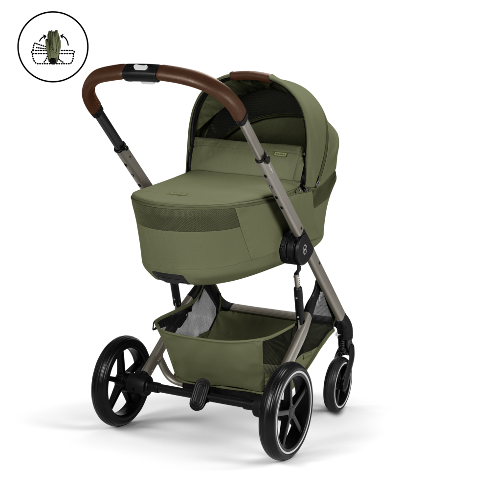 Carucior Cybex Balios S Lux cu Landou Pliabil Fold Cot